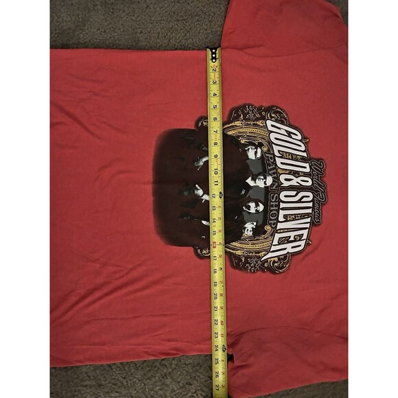 Pawn Stars Shirt Adult Medium Red Gold and Silver Pawn Shop Mens - Picture 4 of 7